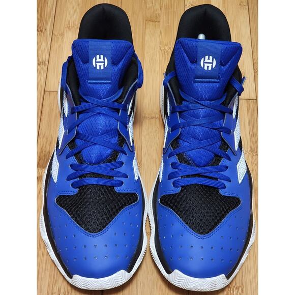 Adidas Men\'s Sz 13.5 Harden Stepback Blue Goat Basketball Shoes Sneakers EG2769 main image 4